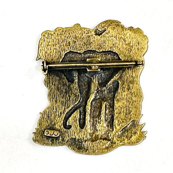 Vintage Jonette Jewelry (JJ) Elephant Brooch/Pin - Picture 4 of 5